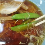 珍々軒 - 珍しい絹さや