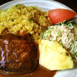 クイーン - 2017.2⑤ ハンバーグドライカレーUP♪