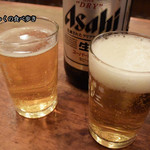 魚三酒場 - 瓶ビールで乾杯