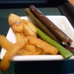 番家 - セットの漬物