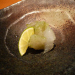 炭火焼肉 あもん - マゴチ刺：メニューに掲載していないものもあるので確認しましょう