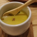 博多 Tetsuji - 茶碗蒸しwithオリーブオイル&岩塩