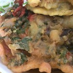 一由そば - ゲソ入り紅葉天