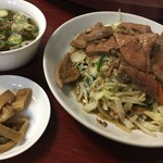 中国料理 美芳 - 201710献血後のレバ野菜