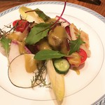 ビストロ 集 - イベリコ豚のグリル　ワサビのドレッシング