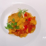 創作イタリアン Gemelli - 濃厚ウニのパンナコッタ コンソメジュレのせ