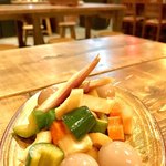 かかん - うずらの卵と季節野菜のチャイニーズピクルス