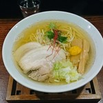 麺舎 ヒゲイヌ - 煮干塩ラーメン並800円込