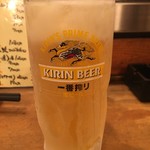 坂上家 - 最初はどうしてもビールを飲んでしまうなぁ(￣▽￣)