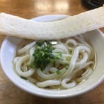 野口うどん - 長天は白いのと赤いのありました
赤いのジョリッっていうから白にした