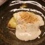 木山 - 止め肴　無花果焼き浸し　胡麻だれ