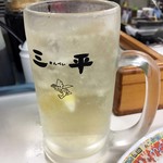 ラーメン餃子三平 - 「角ハイボール」460円也。税込。