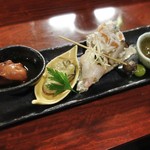 手打蕎麦 とし庵 - 本日のお通し