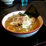 一文字 - 塩ラーメン。大盛り。