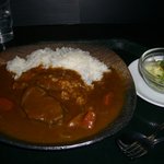 フィッシュオンチップス - 飛騨牛カレー