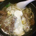 かな福 - 2011.2.25 かつとじうどん