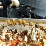 柳家錦 - 新鮮松茸炭焼き中