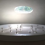 豊島美術館カフェ - カフェの中