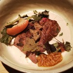 山形座 瀧波 - 黒文字というぶどうの葉っぱでお茶にすると健康茶に！