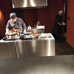 山形座 瀧波 - 料理長と後ろが社長♪