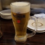 こころthe志  - とりあえず「生ビール (550円)」を注文