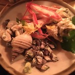 松江の味 郷土料理 出雲 川京 - 貝類の盛り合わせ