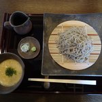 そば会席ゆずりは - つけとろろそば 冷たいつけ汁