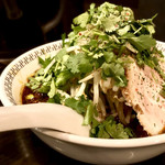 スパイス・ラー麺 卍力 - ＜2017年11月再訪・22回目＞スパイスラーメン・もやし・パクチー・1,030円