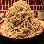 味奈登庵 - #食べログ的に撮るとこうなる。  
      富士山盛りは麺約1kgとのこと。
      さすがのボリューム