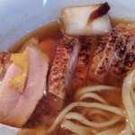 塩そば専門店 桑ばら - 鴨南蛮つけそば（某日の裏そば）