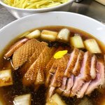 塩そば専門店 桑ばら - 鴨南蛮つけそば（某日の裏そば）※公式画像を拝借