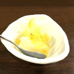 sousakuwagyuuryouritabe - デザートの柚子シャーベット