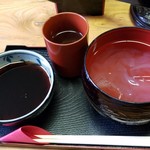 甘味茶屋 甘千院 - くづきり(500円)です。