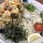 讃岐うどん中村屋 - 野菜かき揚げぶっかけうどん