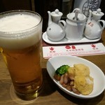 海鮮中華酒場 ドラゴン大飯店 - お通しとハッピーアワーの生