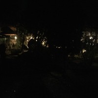 食楽懐石 風土庵 - 庭の夜景