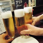 酒肴商店 アジト - 乾杯