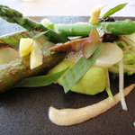 ミシェル・ブラス トーヤ ジャポン - アスパラガスの前菜