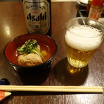 Uohana - 2017.11 最初はビール、料理はお通し