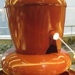 チョコレートタワーのアップ