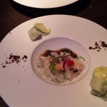 クリスマスディナーコース：2010年12月：平目の炙り