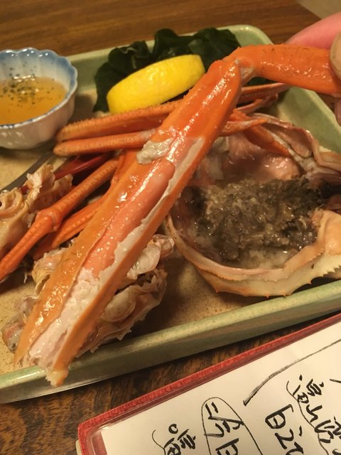 富山と言えば紅ズワイガニ By Chiha964 だるま亭 新富町 居酒屋 食べログ
