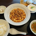 玩味 - 山ランチ(麻婆豆腐) 900円 ご飯お替わり自由