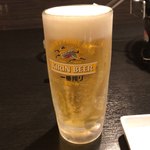 侍ホルモン - 生ビール。