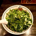 スパイス・ラー麺 卍力 - ＜2017年10月再訪・13回目＞スパイスラーメン・トリプルパクチー・1,230円