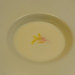 創作会席 嵯峨旅籠屋 - 聖護院蕪と柚子の香りのスープ　蟹を添えて