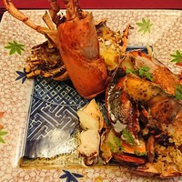 創作会席 嵯峨旅籠屋 - 活けオマール海老の網焼き