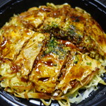 みっちゃん総本店 - エビそば肉　卵　1,000円