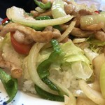 あさひやレストラン - スタミナライス880円…お肉&野菜たっぷり！