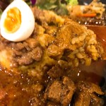 SPICY CURRY 魯珈 - ラムカレー部分